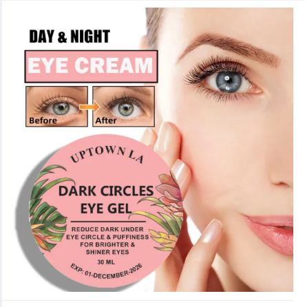 UPTOWN LA Dark Circles Under Eye Gel For Brighter and Shiner Eyes